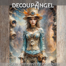 Gratis Spirit Beauty - Decoupage - Tissuepapier