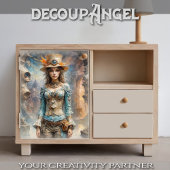 Gratis Spirit Beauty - Decoupage - Tissuepapier
