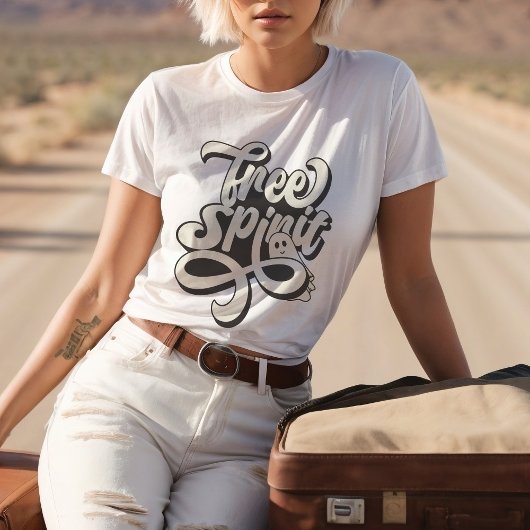 Gratis Spirit Halloween Ghost Retro Style T-shirt