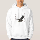 Gratis Spirit Landing Bald Eagle Wildlife Hoodie (Voorkant)