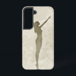 Gratis Spirit Leap telefoonhoesje Samsung Galaxy Hoesje<br><div class="desc">Een figuur springt in vrijheid en flow,  en roept een gevoel van bevrijding en vreugdevolle zelfexpressie op met een aardse minimale stijl.</div>