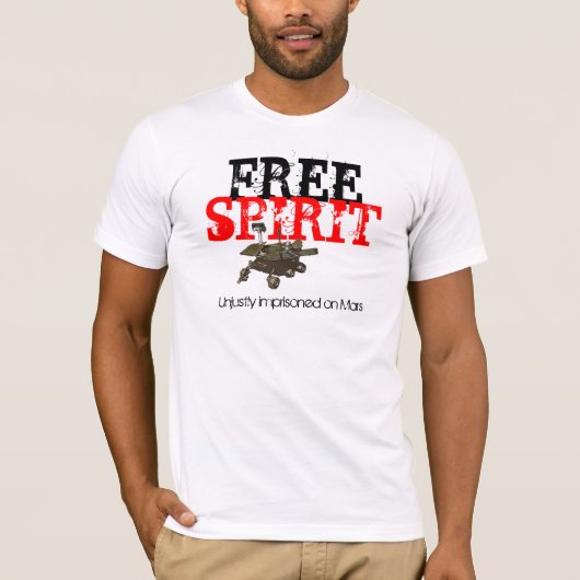 GRATIS SPIRIT MARS ROVER 2 T-SHIRT (Voorkant)