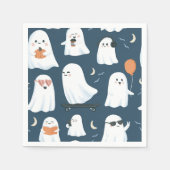 Gratis Spirits Ghost Paper servetten - Halloween D (Voorkant)