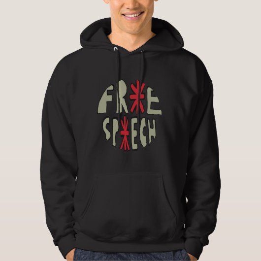 Gratis spraak hoodie (Voorkant)
