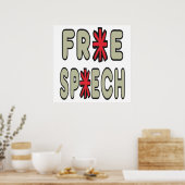 Gratis spraak poster (Keuken)