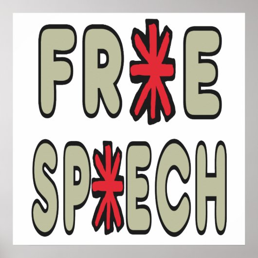 Gratis spraak poster (Voorkant)