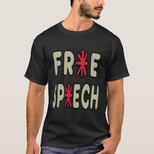 Gratis spraak t-shirt (Voorkant)