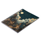 Gratis Sterren Dorps Nacht Notitieboek (Linkerzijde)