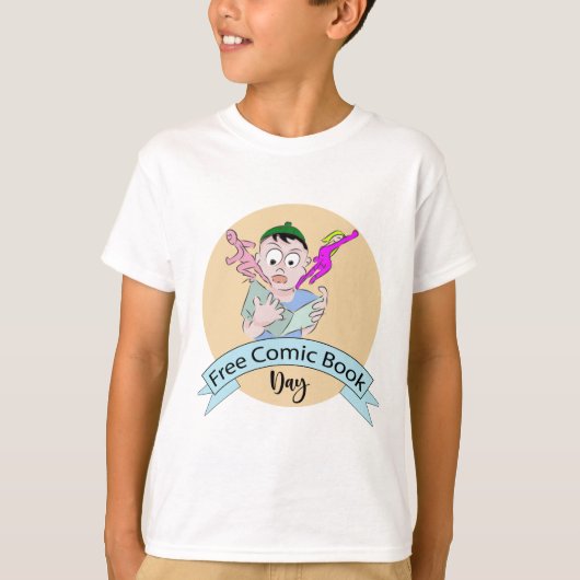 Gratis stripboek dagteken t-shirt (Voorkant)