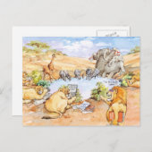 Gratis struik briefkaart (Voorkant / Achterkant)