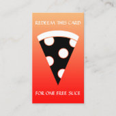 gratis stuk pizza coupon (Voorkant)