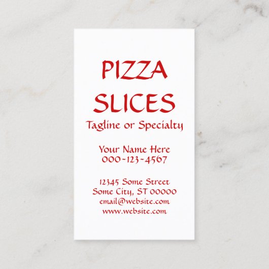 gratis stuk pizza coupon (Achterkant)