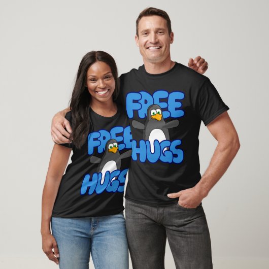 Gratis T-shirt met T-shirt voor de mannen van Hugs (Unisex)