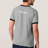 Gratis T-shirt met trim en levendig afdrukken (Achterkant)