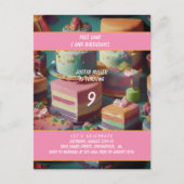 Gratis taart verjaardag briefkaart (Voorkant)