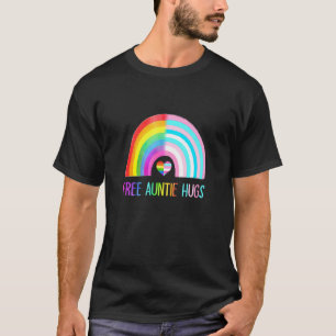 Gratis tante knuffels gay pride lgbtq lgbt regenbo t-shirt