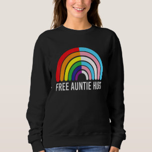 Gratis tante knuffels regenboog transgender vlag l trui