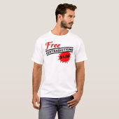 Gratis Tegenspraak Grappig T-shirt (Voorkant volledig)