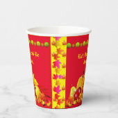 Gratis - Thanksgiving Papieren Bekers (Links)