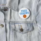 Gratis Throws Team Boy Gender onthulling party Ronde Button 5,7 Cm (In situ)
