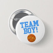 Gratis Throws Team Boy Gender onthulling party Ronde Button 5,7 Cm (Voorkant /achterkant)