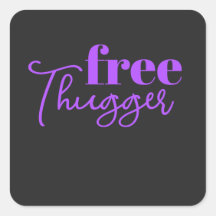 Gratis Thugger Atlanta Fani Sticker