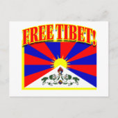 GRATIS TIBET BRIEFKAART (Voorkant)