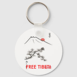GRATIS TIBET! -dleutelhanger Sleutelhanger