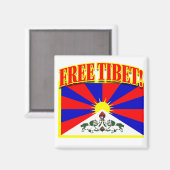 GRATIS TIBET MAGNEET (Voorkant / Achterkant)
