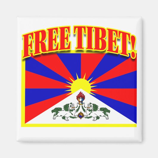 GRATIS TIBET MAGNEET (Voorkant)