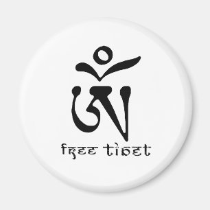 GRATIS TIBET MAGNEET