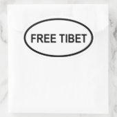 GRATIS TIBET OVALE STICKER (Tas)