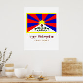 GRATIS TIBET POSTER (Keuken)
