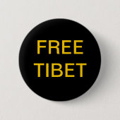 GRATIS TIBET RONDE BUTTON 5,7 CM (Voorkant)