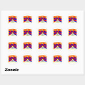 GRATIS TIBET RONDE STICKER (Vel)