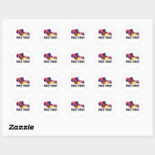 GRATIS TIBET RONDE STICKER (Vel)