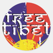GRATIS TIBET STICKER (Voorkant)