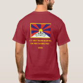 GRATIS TIBET! T-SHIRT (Achterkant)