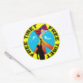 gratis tibetsticker ronde sticker (Envelop)