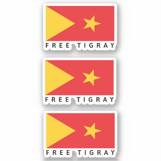 Gratis Tigray Pack Sticker (Voorkant)