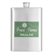 Gratis tijd is mijn rijkdom flacon (Voorkant)