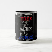 Gratis toespraak - Gratis Alex Jones 15oz Mok (Midden)