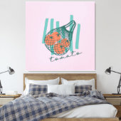 Gratis Tomaten Italië Boerenmarkt Canvas Afdruk (Insitu (Slaapkamer))