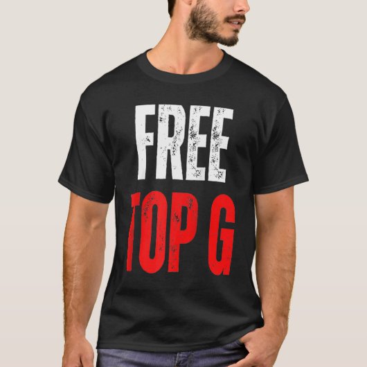 Gratis top G Merch voor top G Fans Raglan honkbal (Voorkant)