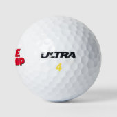 Gratis Trump Funny Golfballen (Logo)