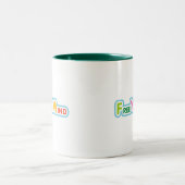 Gratis Tweekleurige Koffiemok (Center)