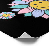 GRATIS UW MIND grappige 70's typografische vormgev Poster (Hoek)