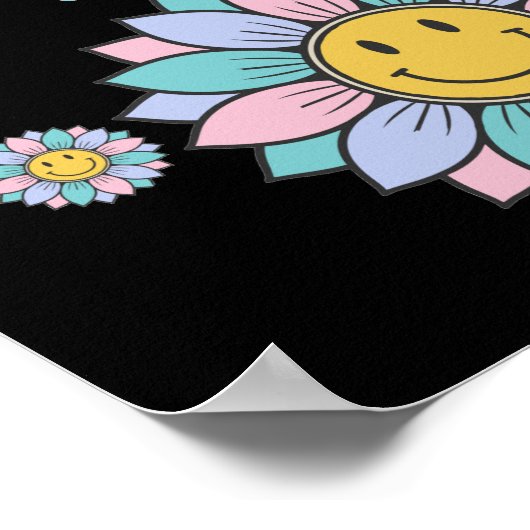 GRATIS UW MIND grappige 70's typografische vormgev Poster (Hoek)