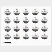 Gratis uzelf ronde sticker (Vel)