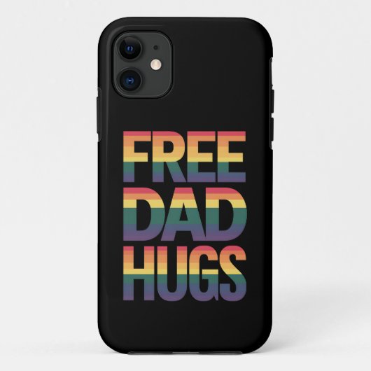Gratis vaderknuffels LGBTQ Gay Pride Month trotse  Case-Mate iPhone Case (Achterkant)